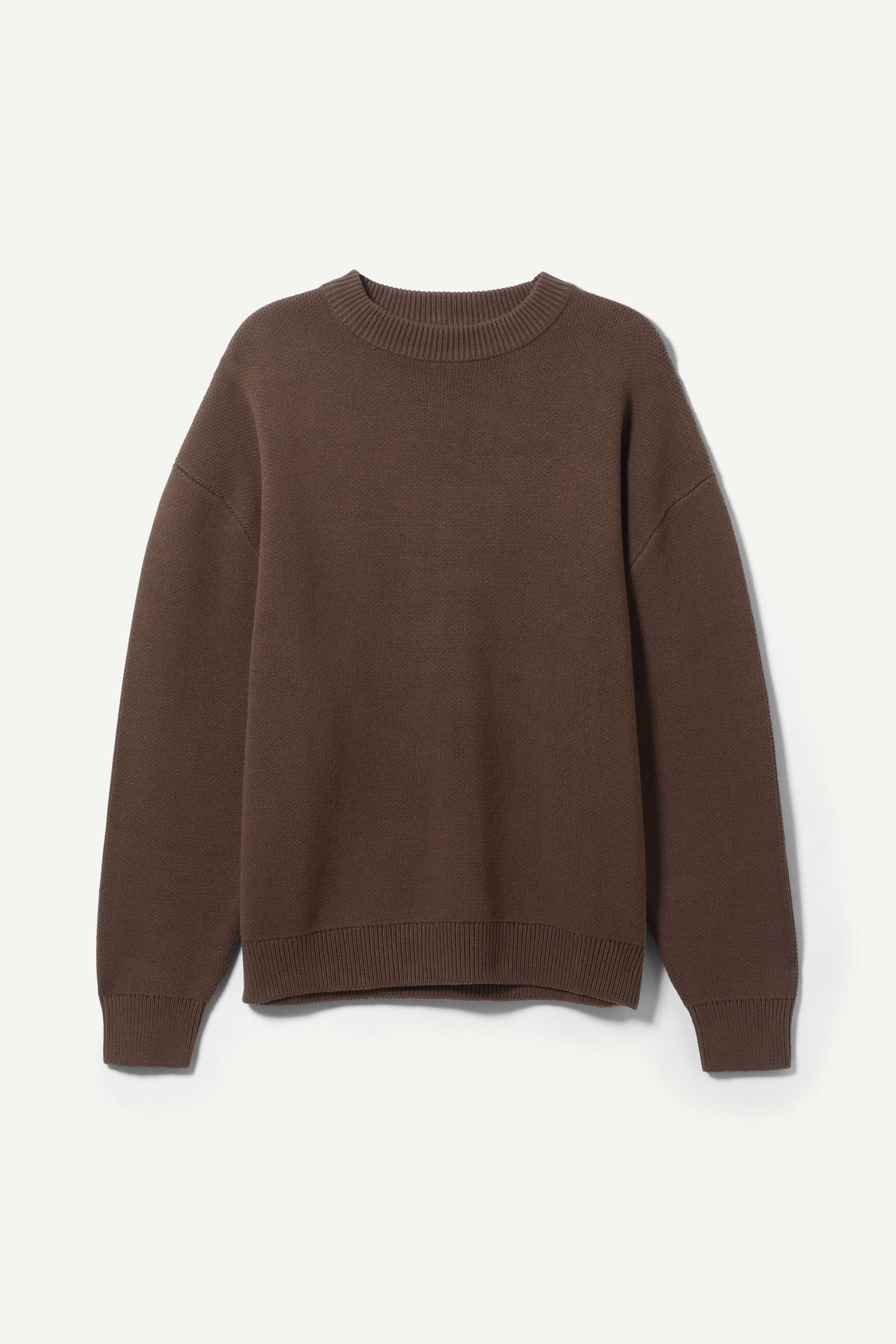 Dark Brown - John Oversized Sweater - 0