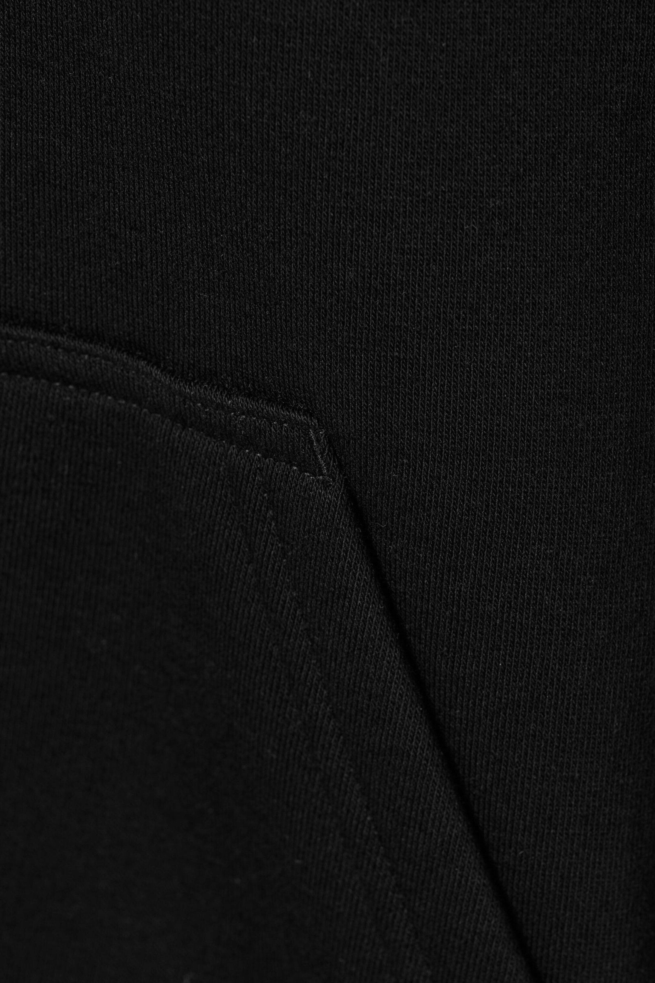boxy heavyweight hoodie - Black | Weekday WW