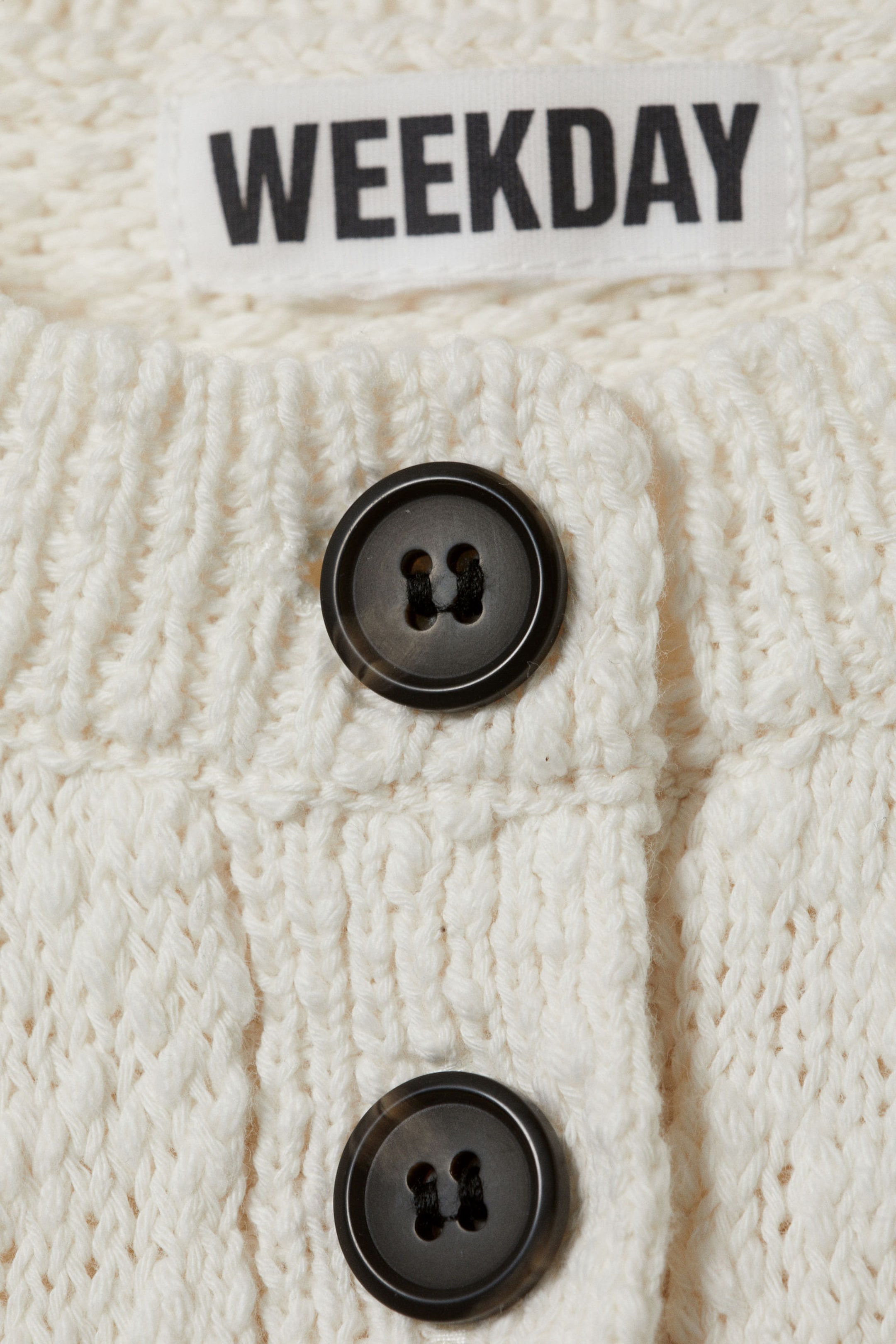 #F0EEED - Knitted SingleBreasted Vest - 2