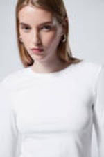 White - Slim Fitted Long Sleeve - 1