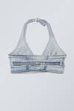 Mondblau - Denim-Bralette Cypress - 1