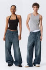 #79829D - Astro Loose Baggy Leg Jeans