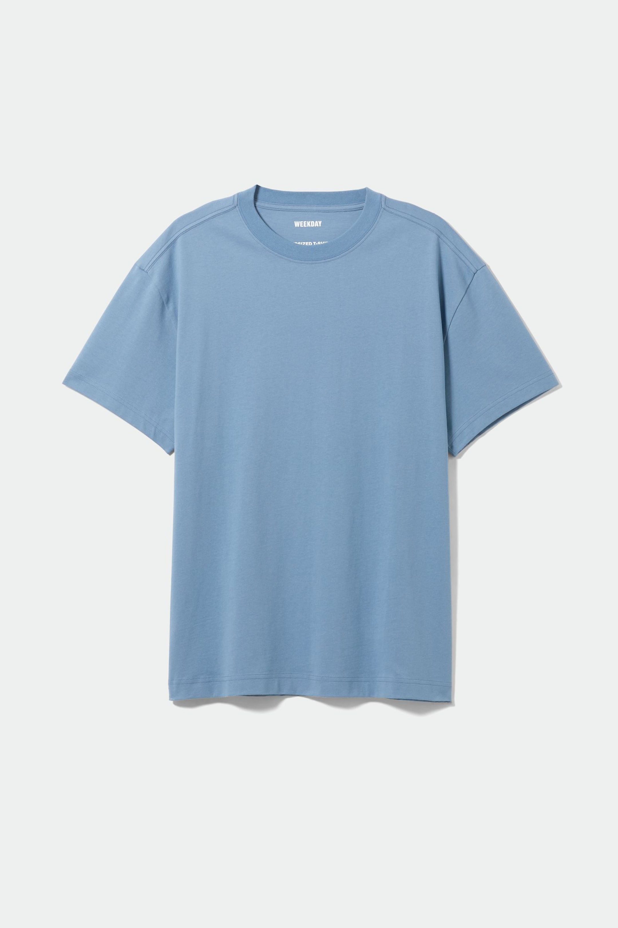 Dusty blue - Oversized Heavyweight T-shirt - 0