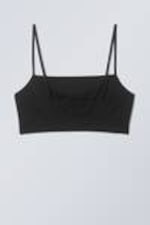 Black - Cat Soft Bralette - 1