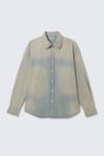 Blue Sand - Oversized Long-Sleeved Denim Shirt - 4