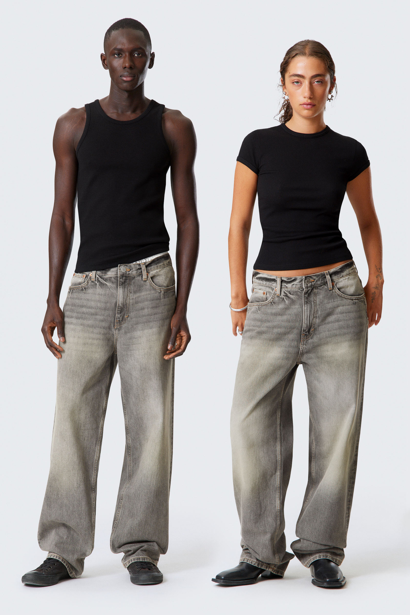 astro loose baggy leg jeans - Deep Ocean Blue - Dark Blue astro loose baggy leg jeans - Deep Ocean Blue - Dark Blue