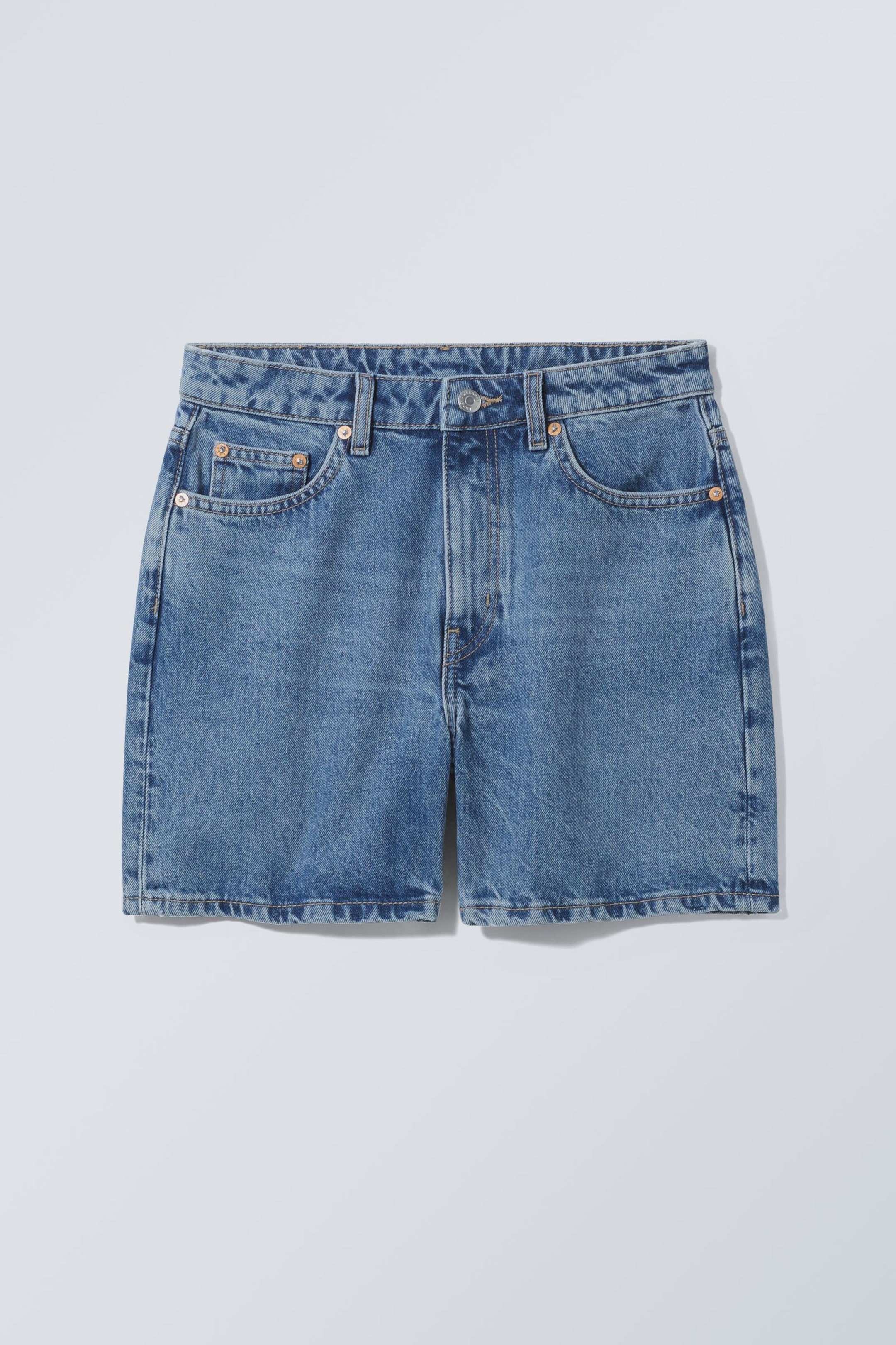 Harper blue - Eya Denim Shorts - 0