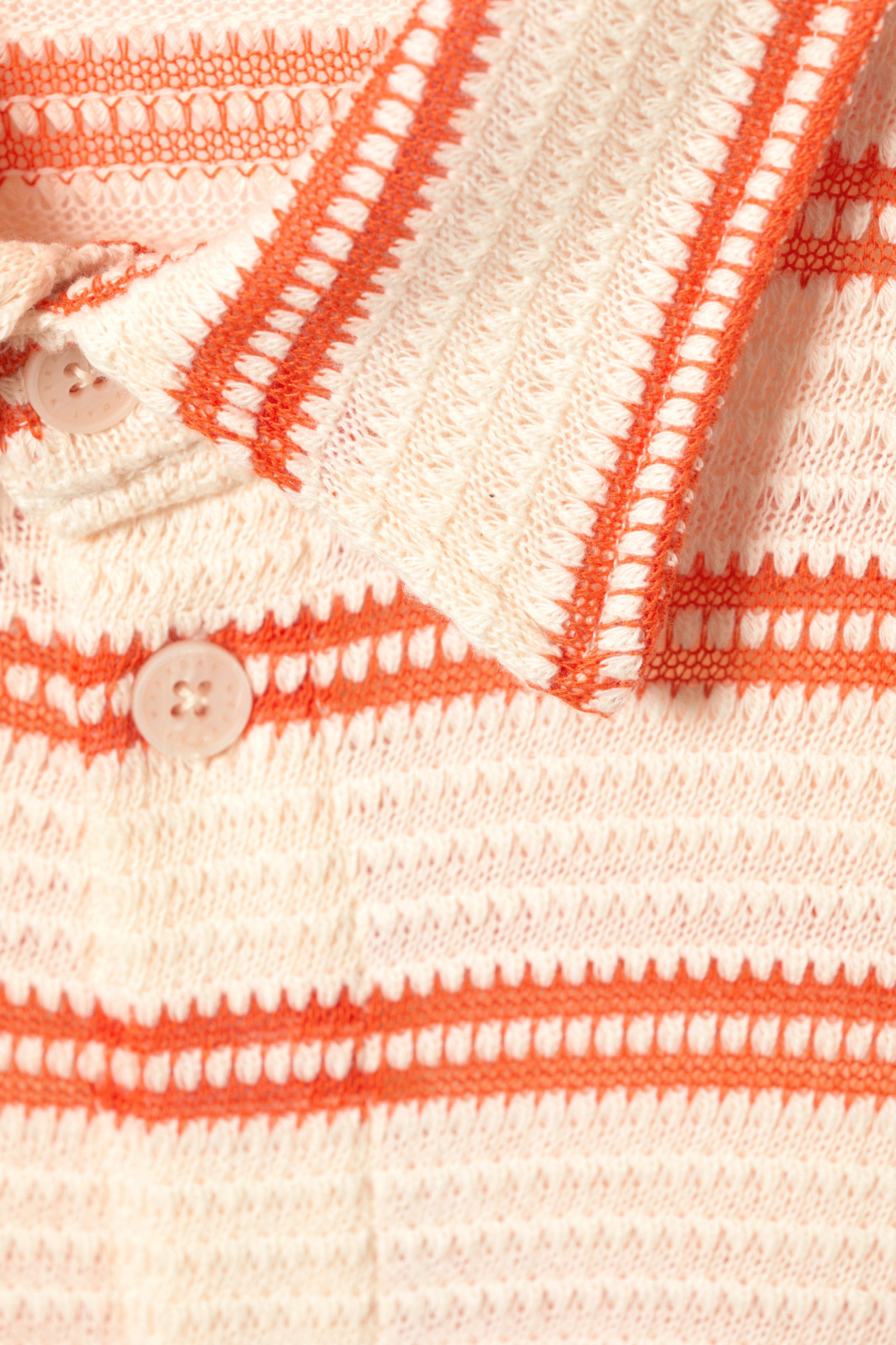 Orange Stripe - Relaxed Structured Shirt - 1