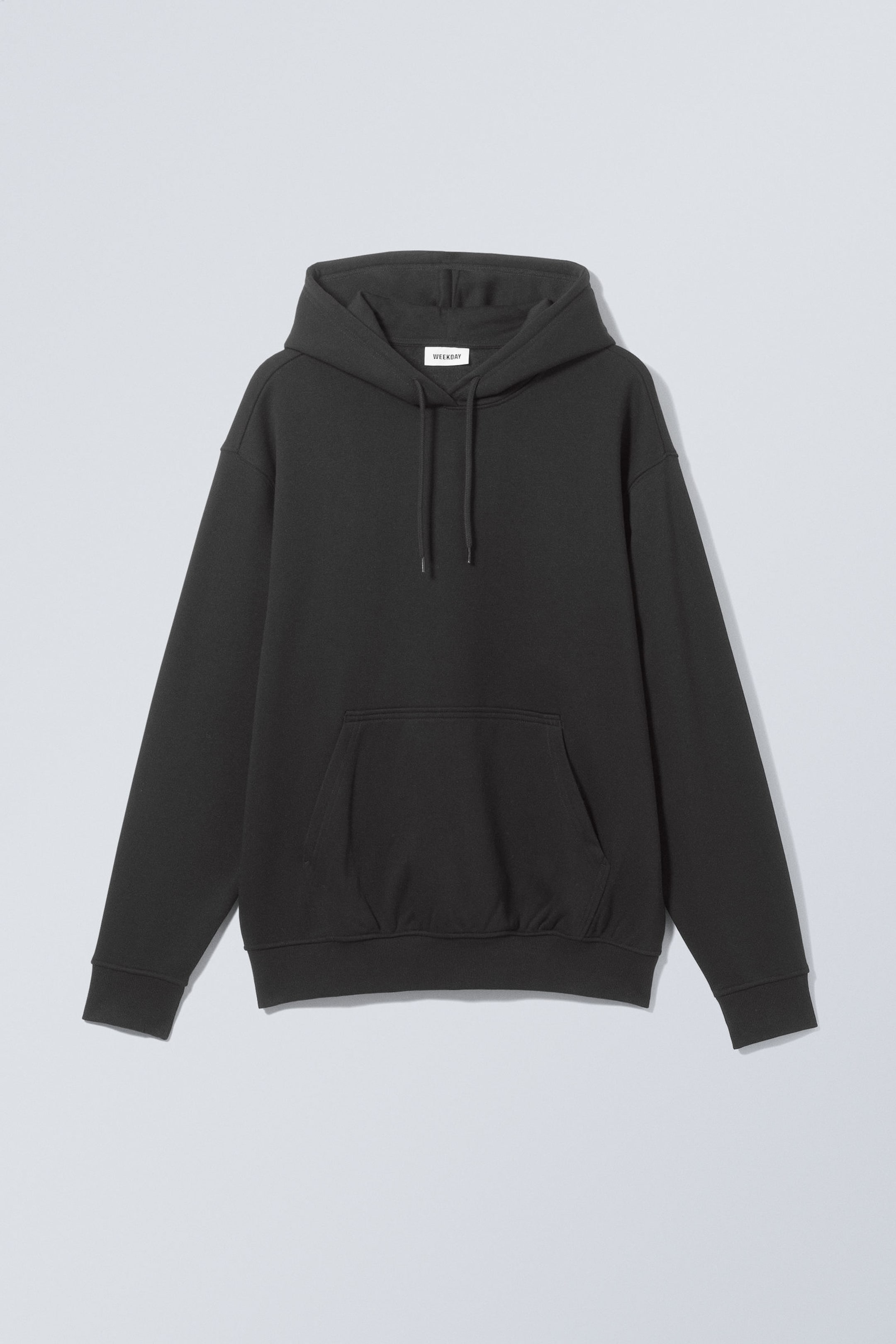 Black - Relaxed Heavy Hoodie - 3