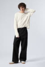 Black - Astro Loose Trousers - 0