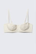 Ljusbeige - Mångsidig bygel-bikinitopp - 0