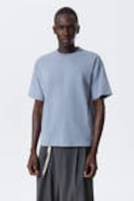 Light Dusty Blue - Great Boxy Heavyweight T-Shirt - 0