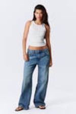 White - Fitted Rib Tank Top - 3