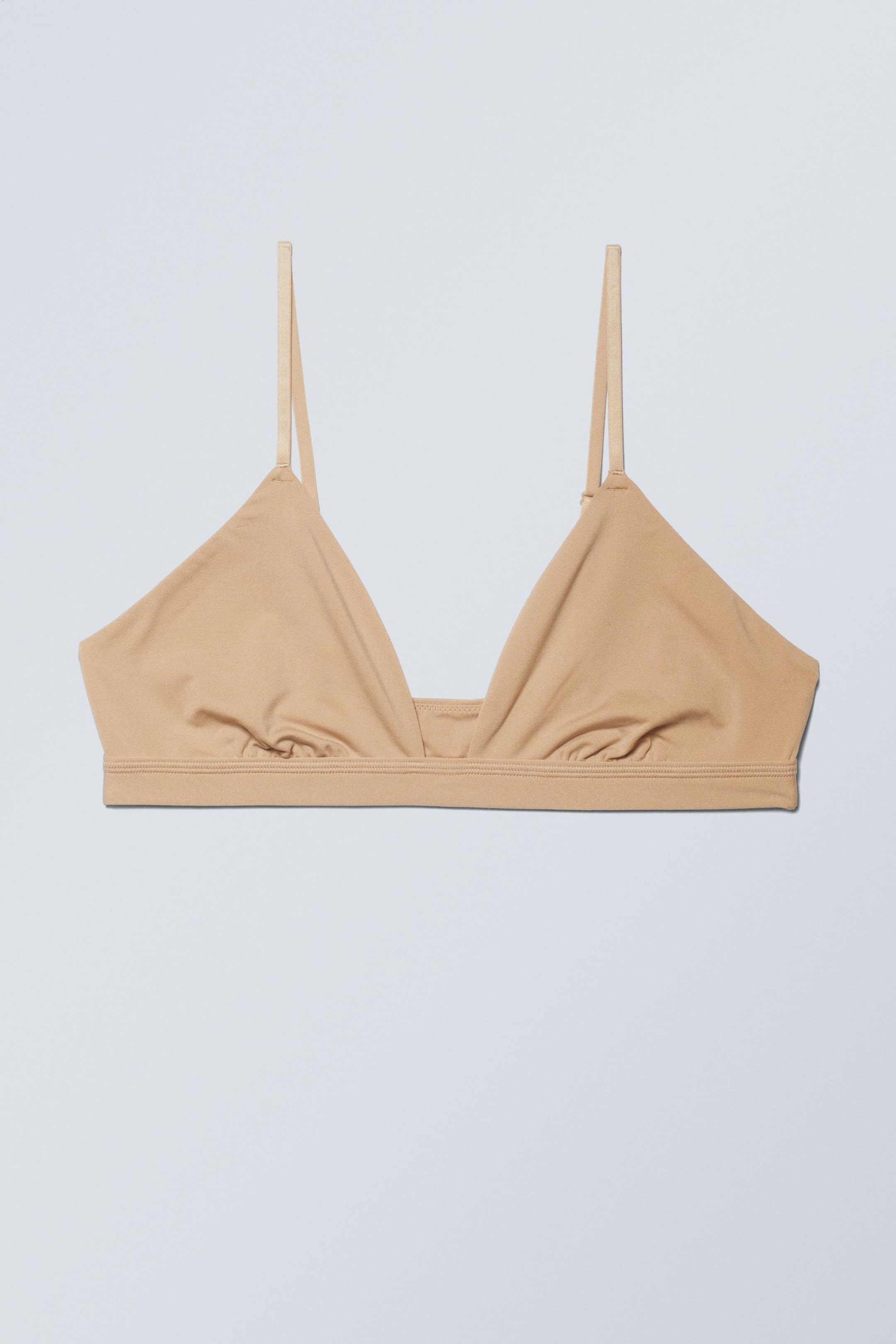 Beige - Soul zachte triangelbralette - 0