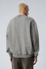 Washed Dusty Grey - Relaxed Heavyweight Sweatshirt - 3