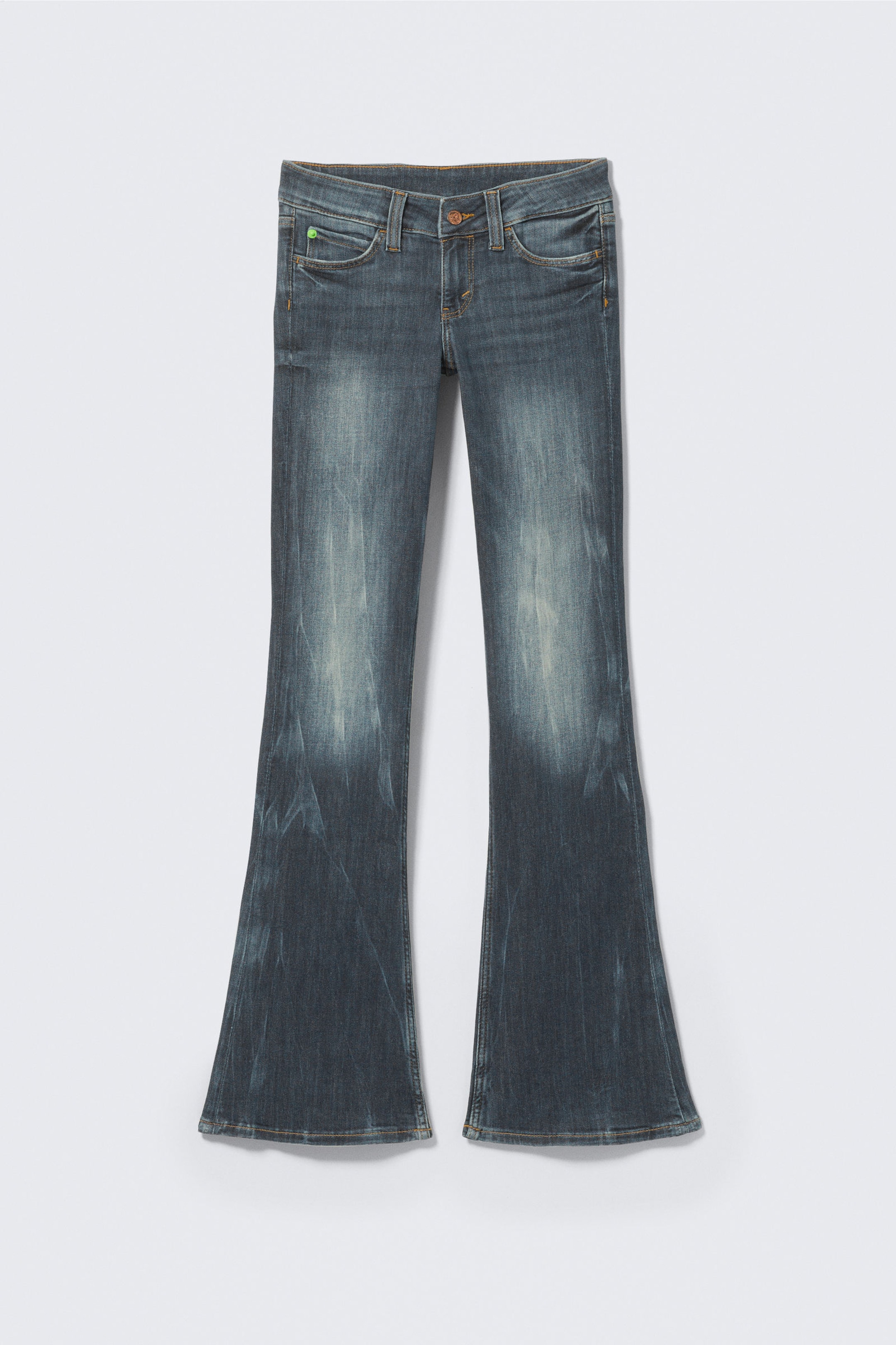 #2E3036 - Booty Bei Low Waist Skinny Bootcut Jeans - 1