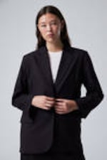 Dark Plum - Erin Oversized Blazer - 0