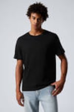 Svart - Standard Midweight T-shirt - 0