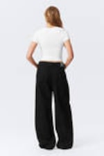 Black Rinse – Zwart - Astro Loose Baggy Leg Jeans - 7