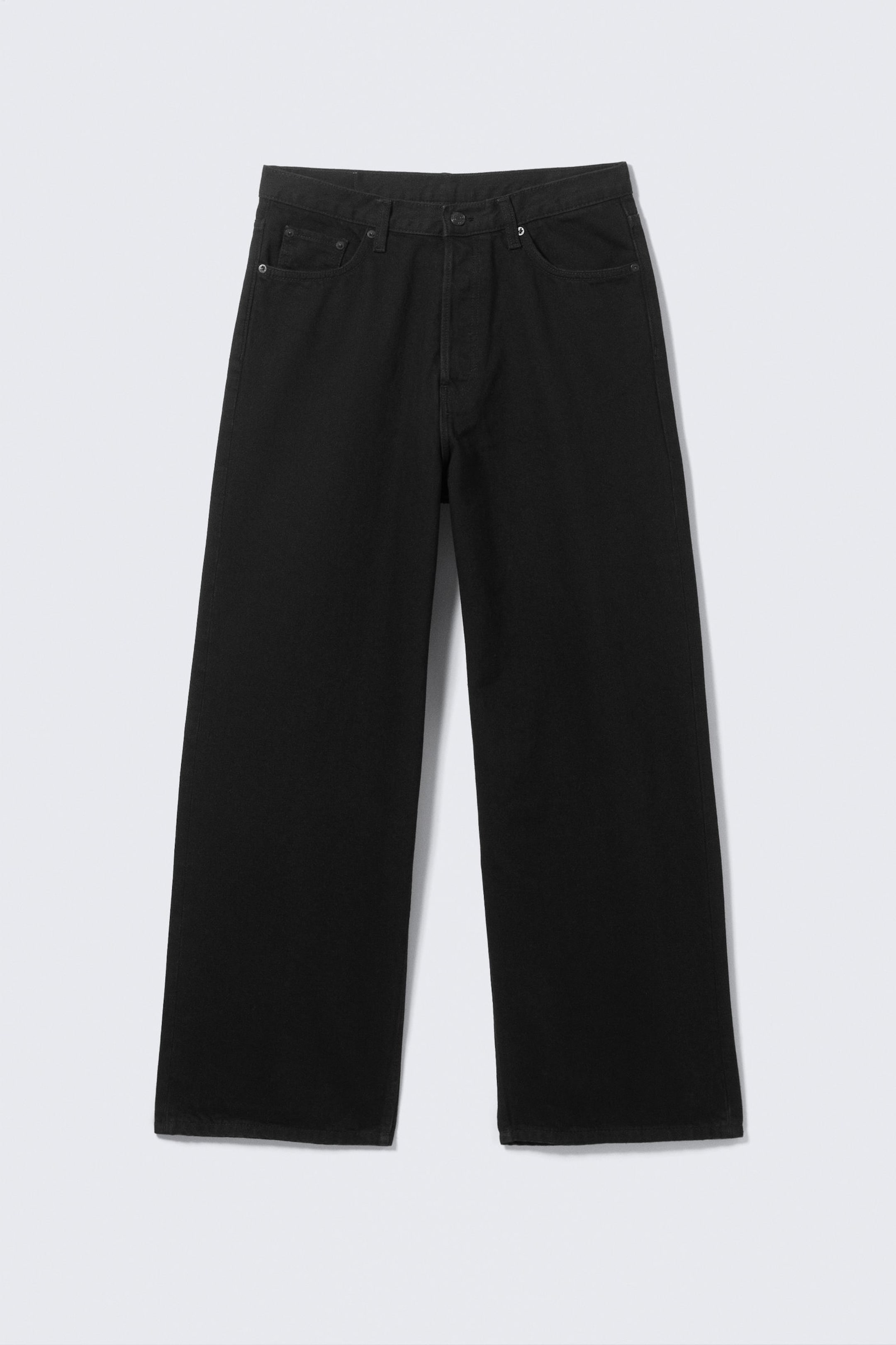 Black Rinse – Zwart - Astro Loose Baggy Leg Jeans - 11