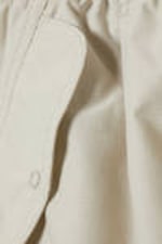 Light Beige - Loose Pleated Parachute Trousers - 4