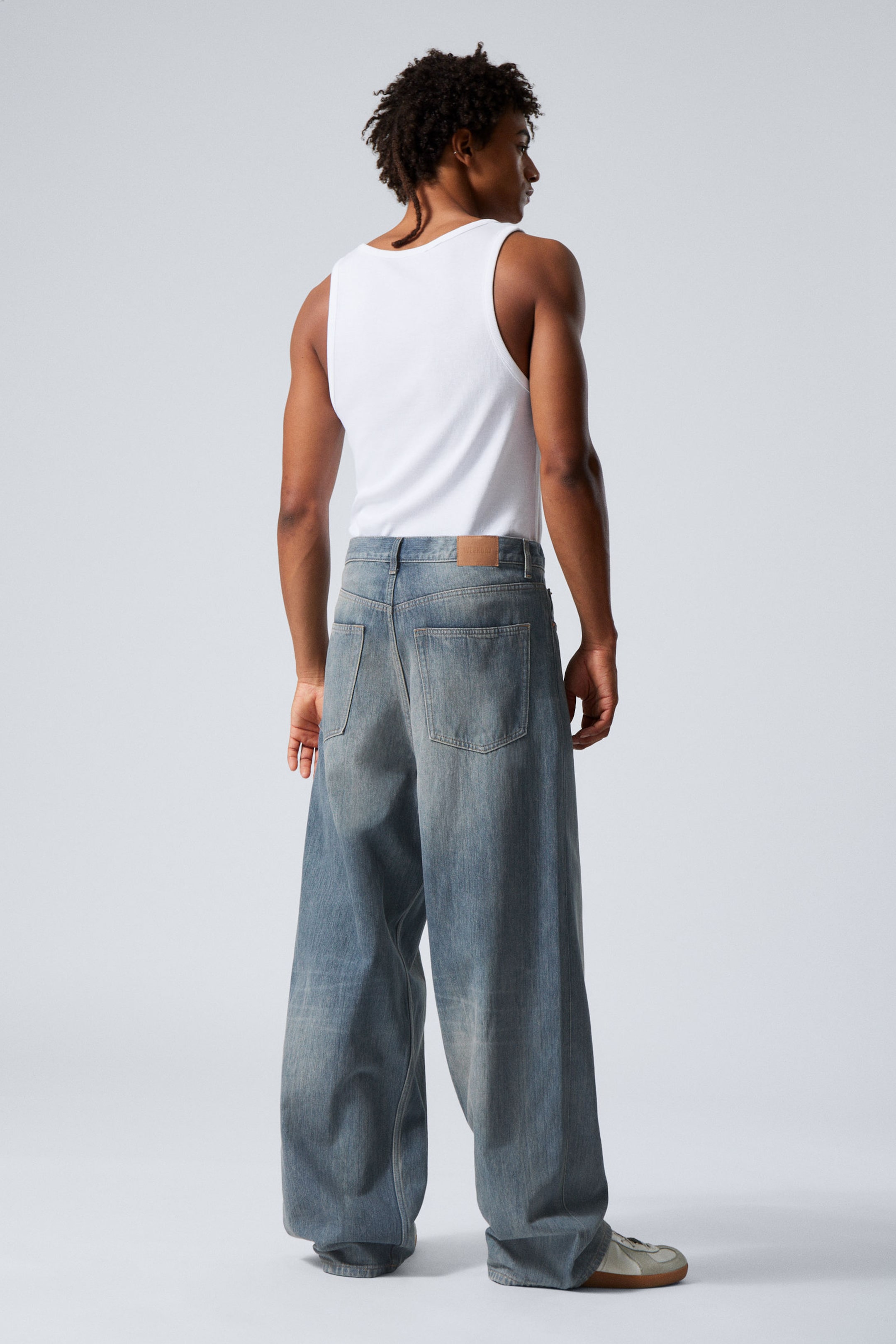 Baggy leg jeans best sale