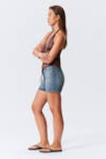 Spinel Blue - Eya Denim Shorts - 2