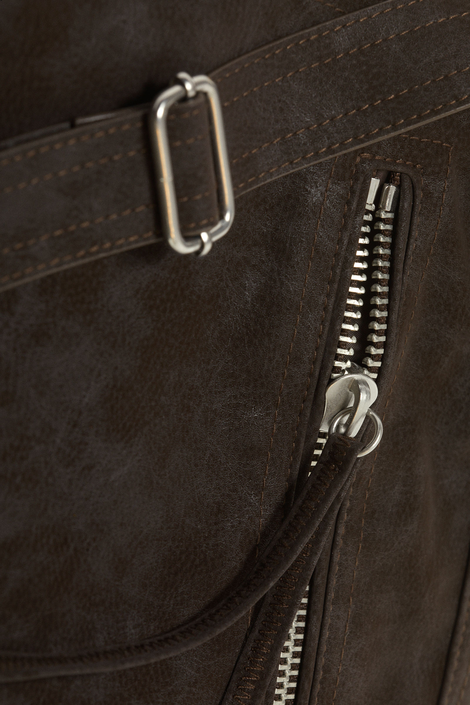 medium zip shoulder bag - Dark Mole | Weekday DK medium zip shoulder bag - Dark Mole | Weekday DK