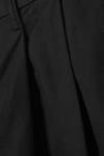 Black - Loose Utility Cotton Twill Shorts - 1