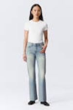 #8898AC - Moon Mid Rise Regular Bootcut Leg Jeans