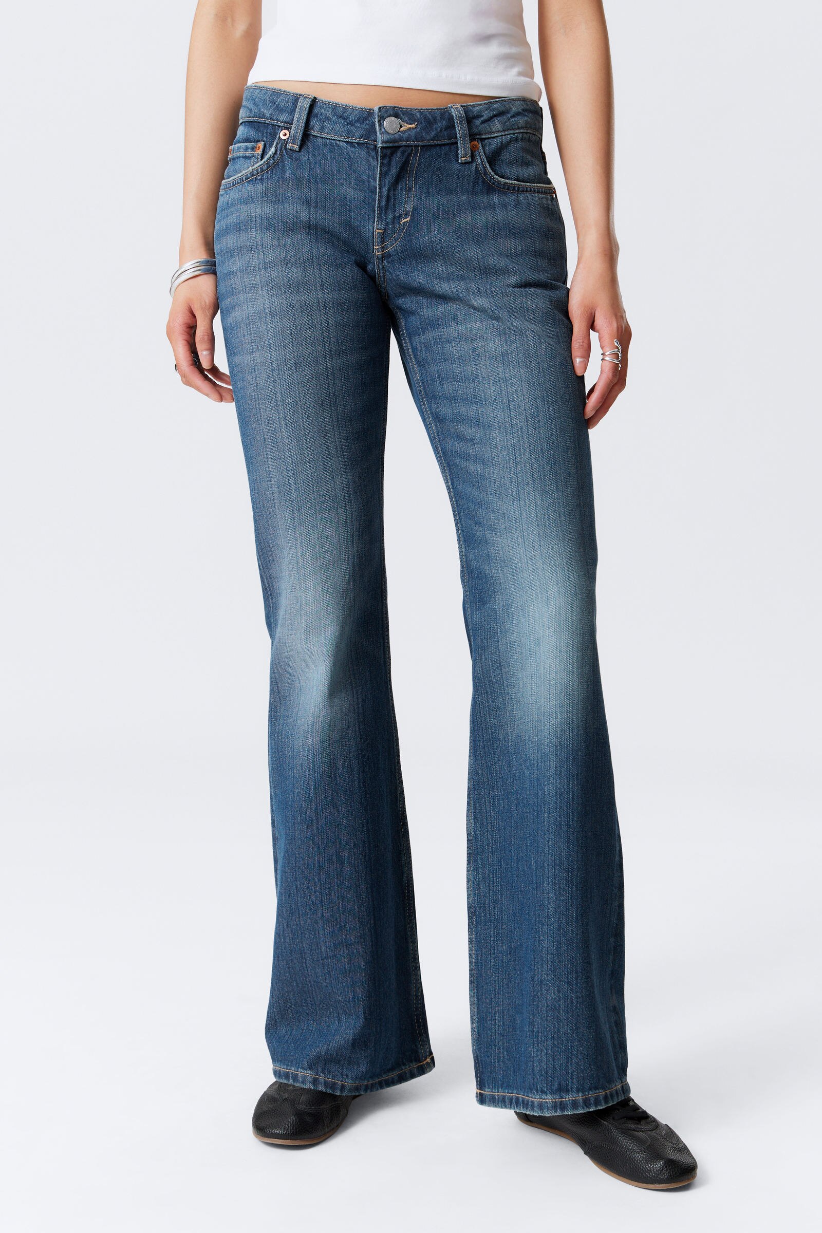 Slim Flare Panel Jeans | boohooMAN USA