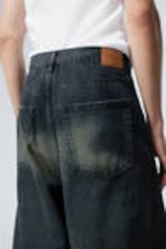 Deep Ocean Blue - Dark Blue - Astro Loose Baggy Leg Jeans - 9