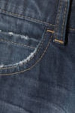 Star Blue - Anti Low Waist Regular Straight Jeans - 4