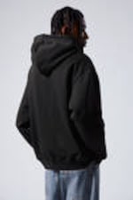 Black - Relaxed Heavy Hoodie - 2