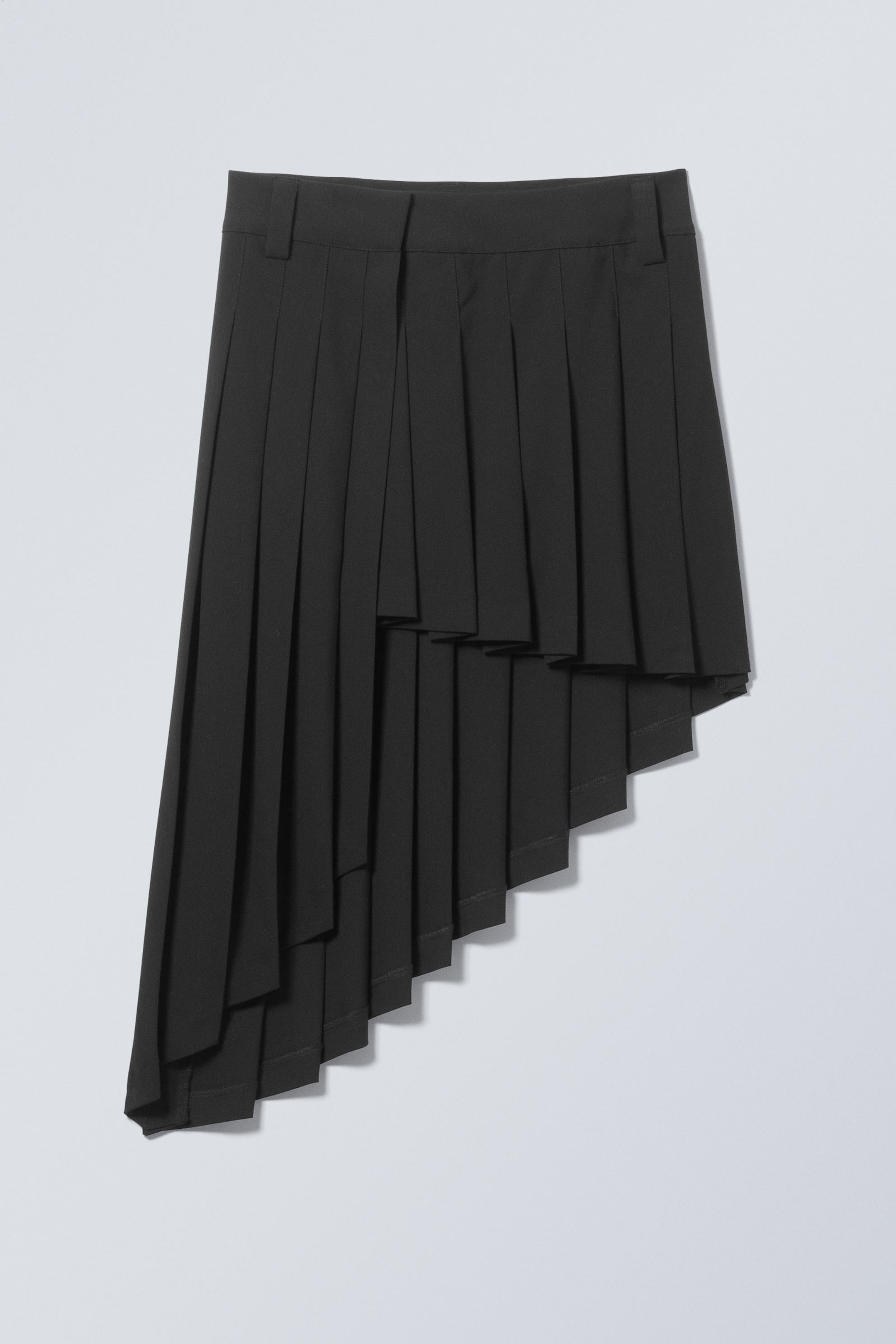 Black - Skylar Pleated Midi Skirt - 0