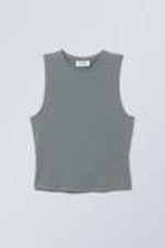 Dark Turquoise - Soft Brushed Tank Top - 0