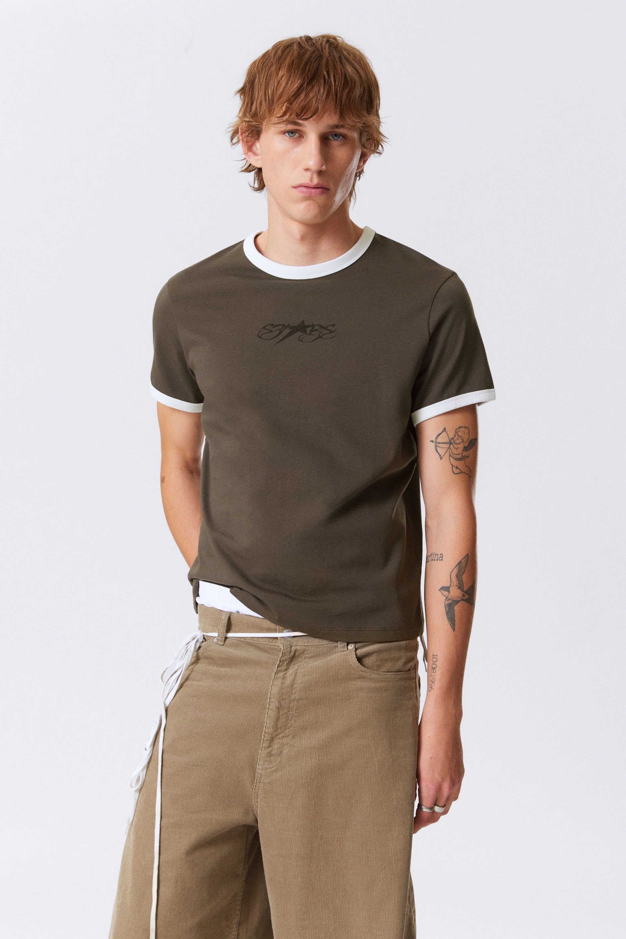 #444240 - T-shirt met grafische print - 1