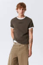 Dark Grey - Stars - T-shirt met grafische print - 0