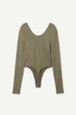 Khaki - Dance Long Sleeve Body - 1