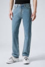 2000 Blue - Medium Blue - Space Relaxed Straight Leg Jeans - 1