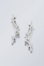 Dark Silver Metal - Asta Earrings - 0