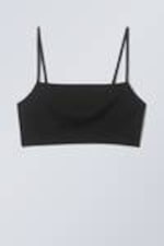 Black - Cat Soft Bralette - 0