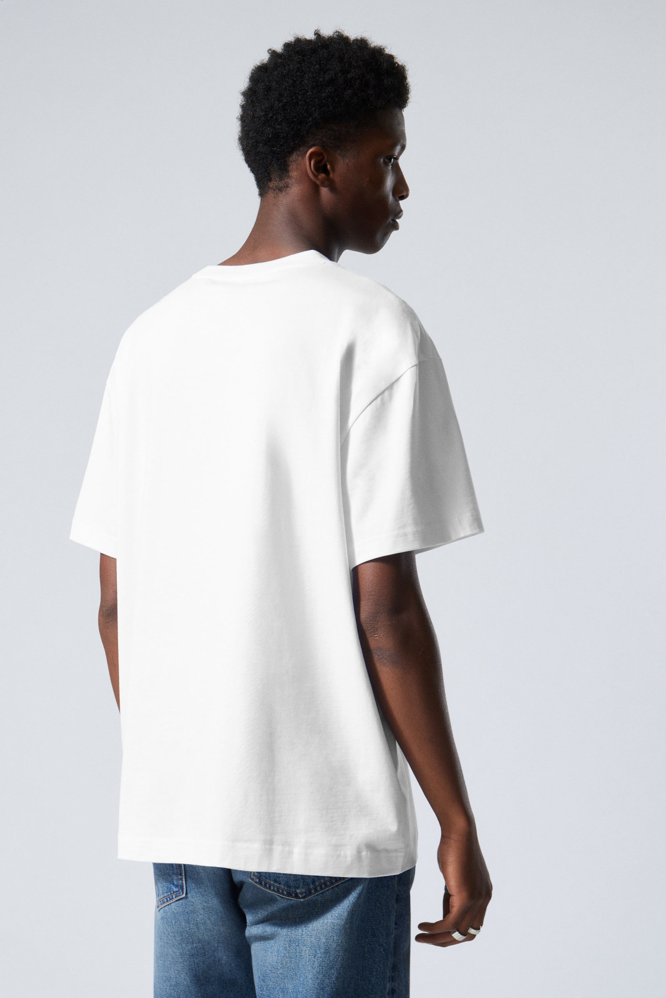 Baggy white t shirt online