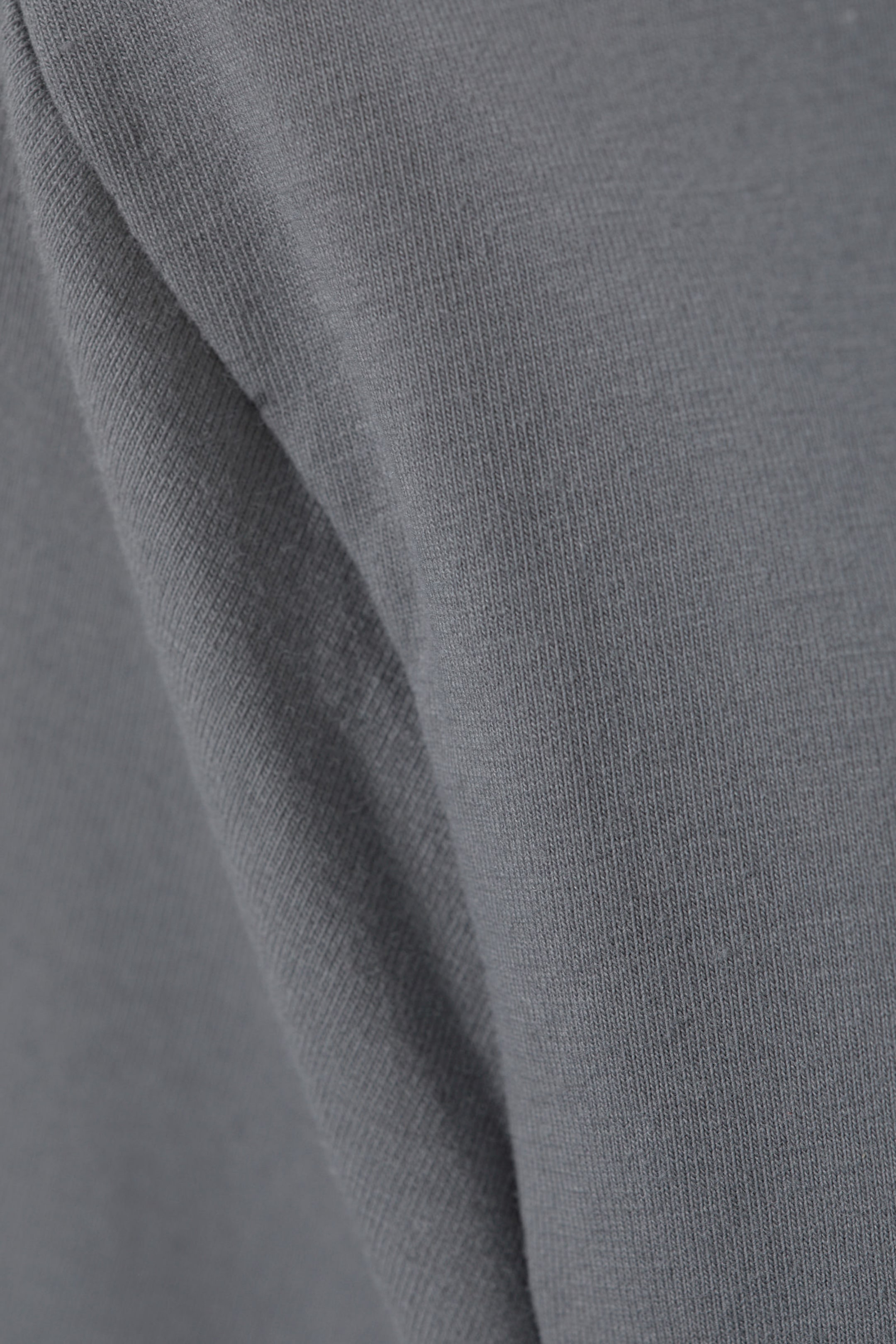 Dark Grey - Slim Fitted T-shirt - 1