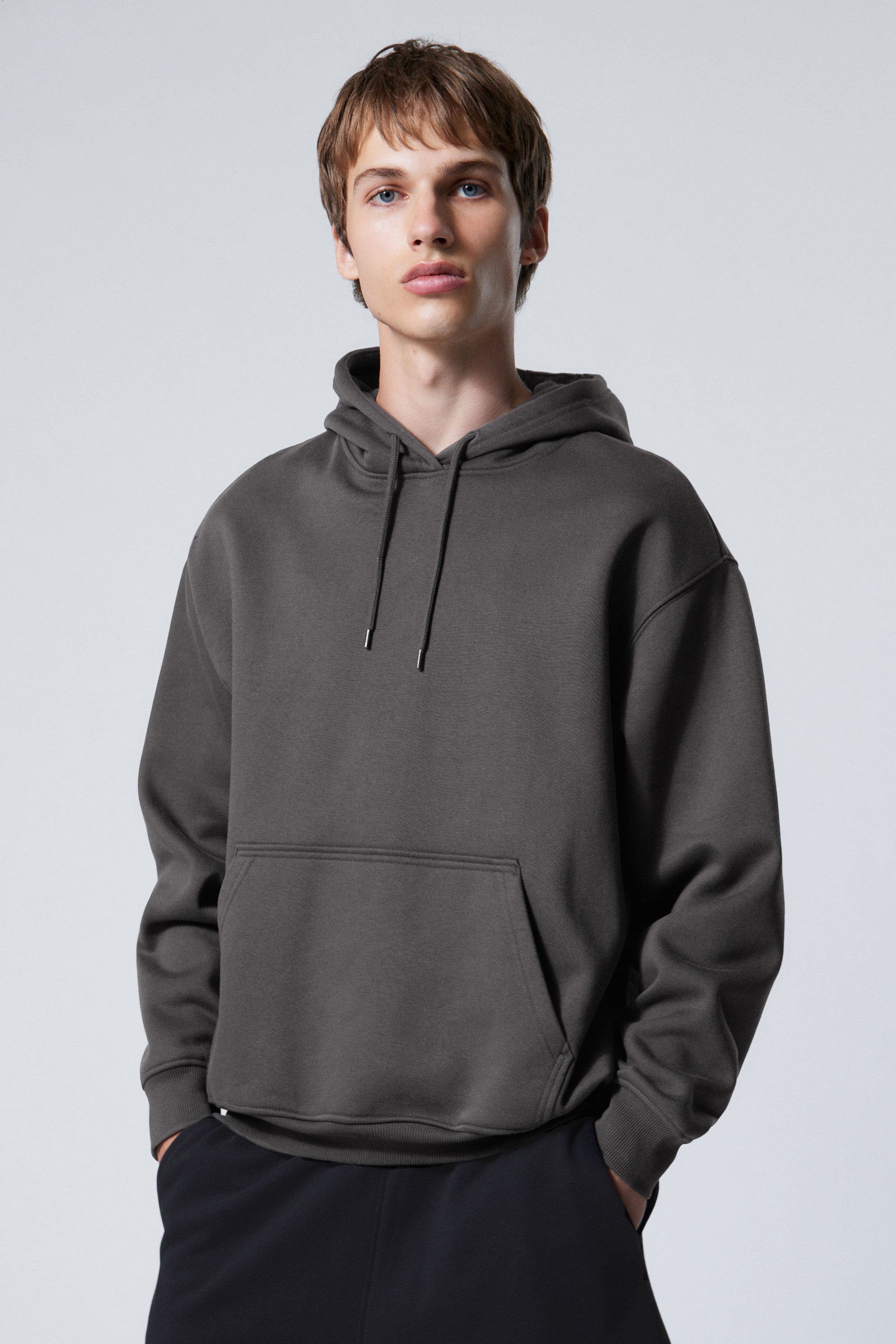 #3A3A3D - Relaxed Heavy Hoodie - 1