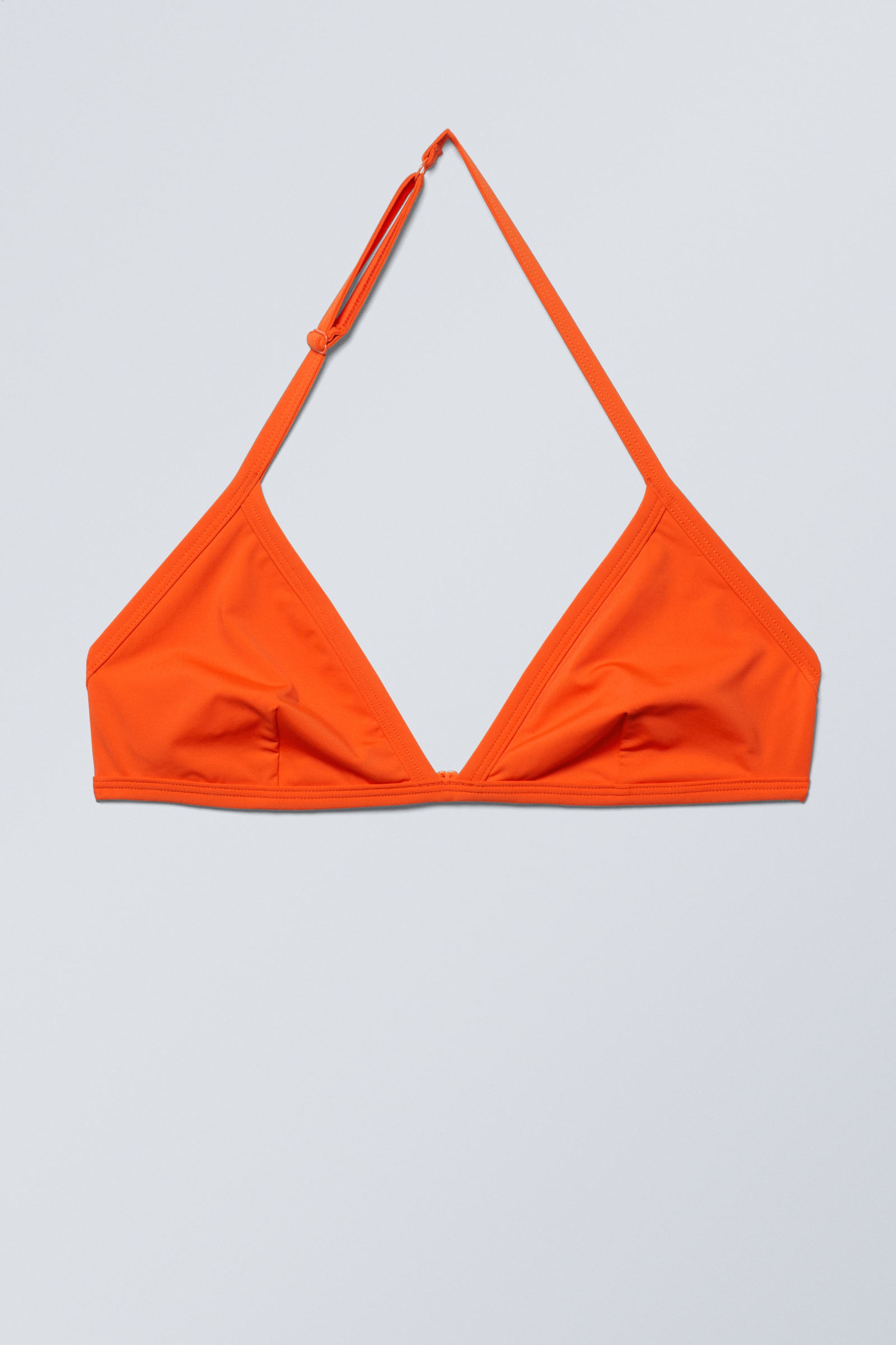 Brilliant Red - Vega Halter Triangle Bra - 0