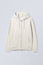 Light Grey - Standard Midweight Zip Hoodie - 0