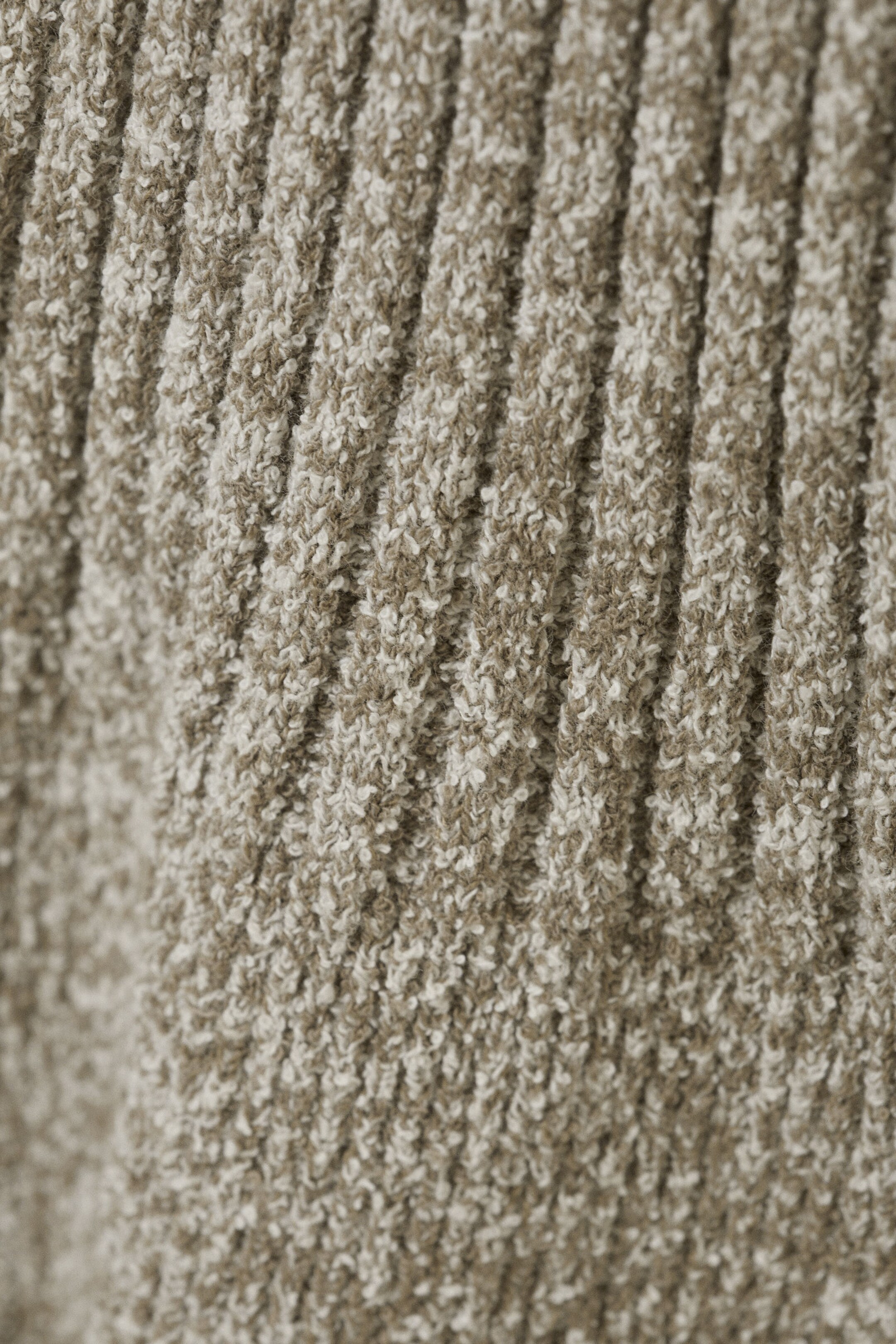 knitted zip cardigan - Dusty Beige | Weekday EU