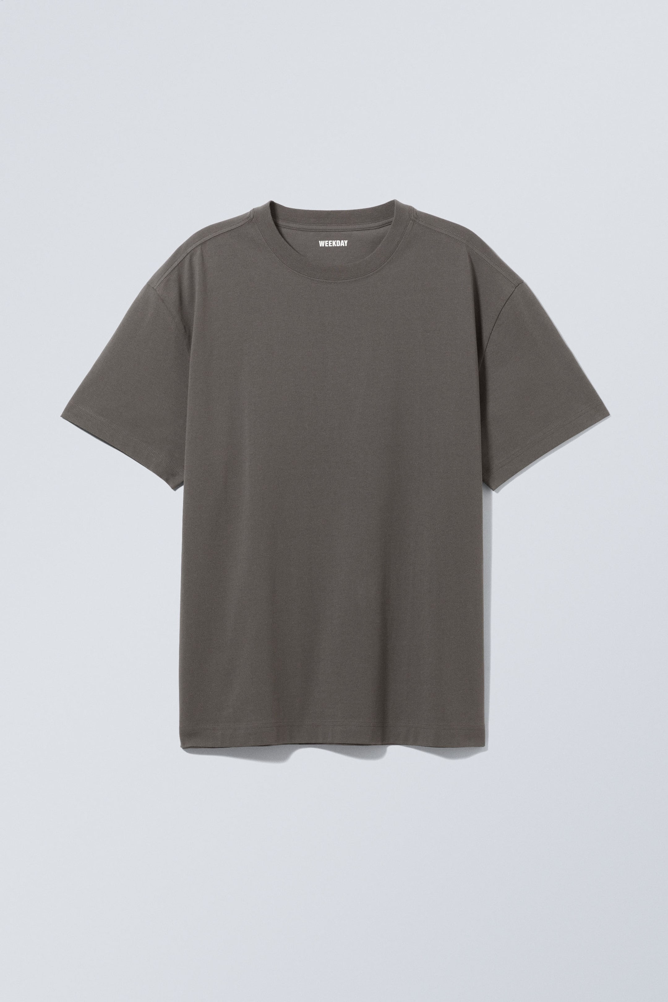 Dark Grey - Oversized Heavyweight T-shirt - 0