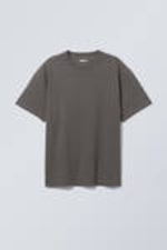 Dark Grey - Oversized Heavyweight T-shirt - 0